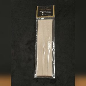 BRUNO CAPELO FASHION 3 PLEAT SATIN HAT BAND. CHAMPAGNE.